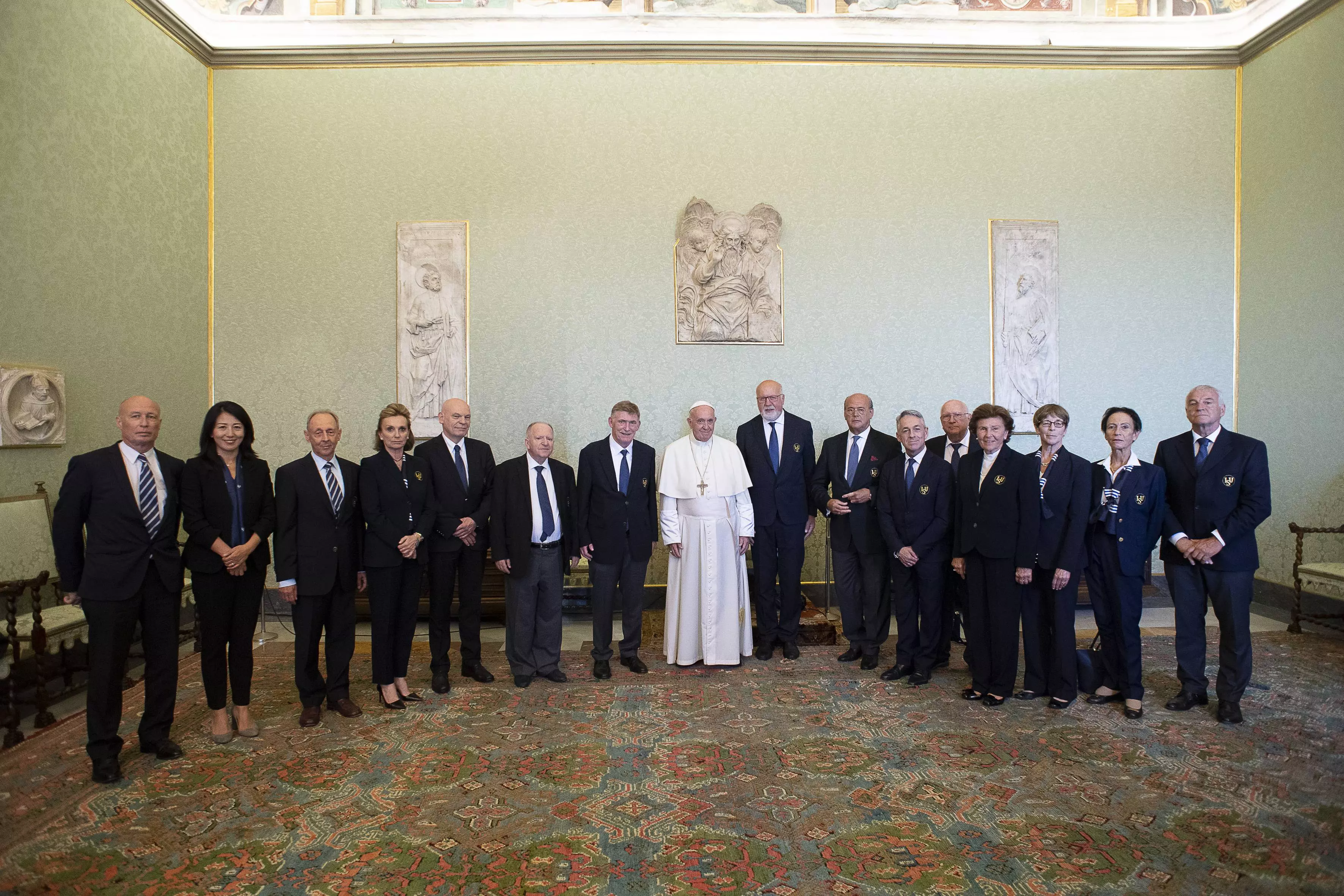 ISU Council with His Holiness Pope Francis 2019 Servizio Fotografico   Vatican Media00986 13062019