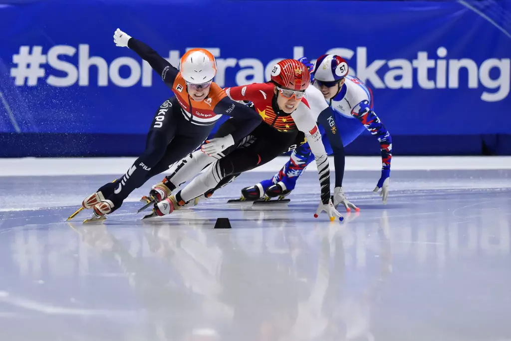 13.Yara Van Kerkhof NED Chunyu Qu CHN Evgeniya Zakharova RUS WCSTSS CAN 2019 International Skating Union ISU 1181488958