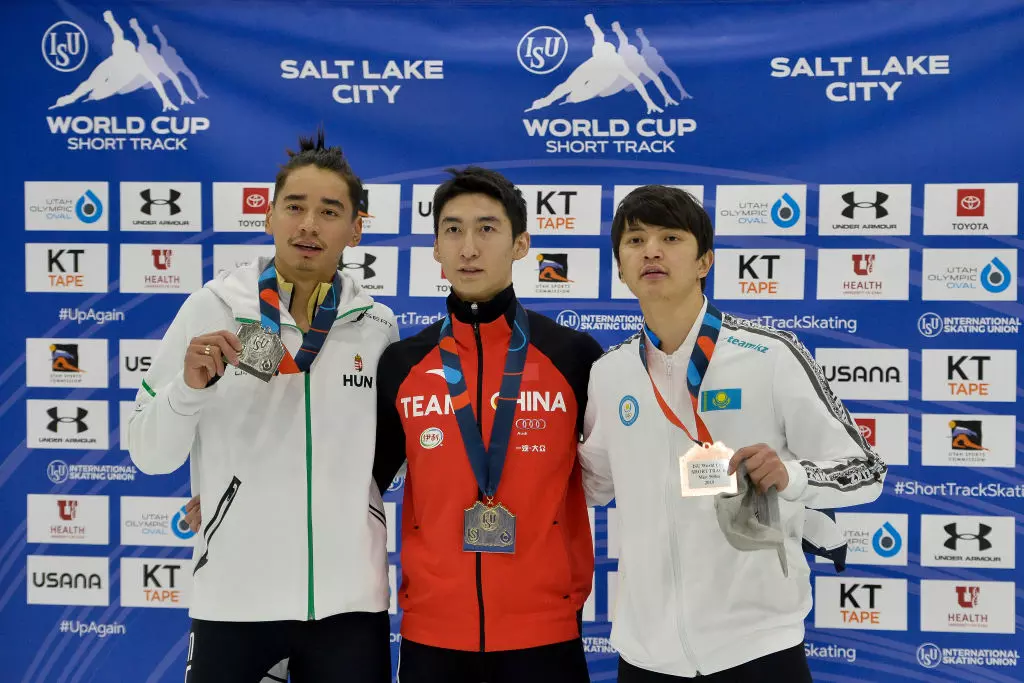 Wu gold medal Salt Lake Nov 2019 men 500m