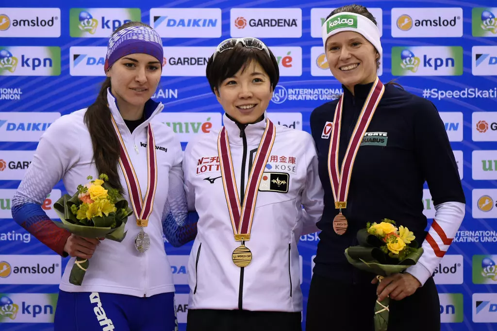 Medallists Ladies 500m