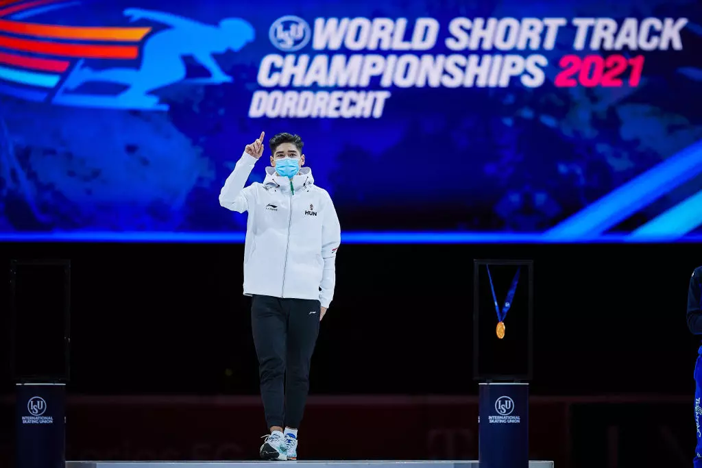 Shaoang Liu HUN WSTSSC 2021 International Skating Union ISU 1305675503