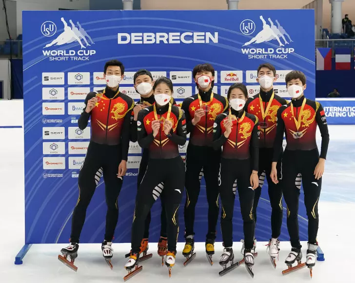 Team China 2021 ISU World Cup Debrecen (HUN) @GettyImages 1354697679