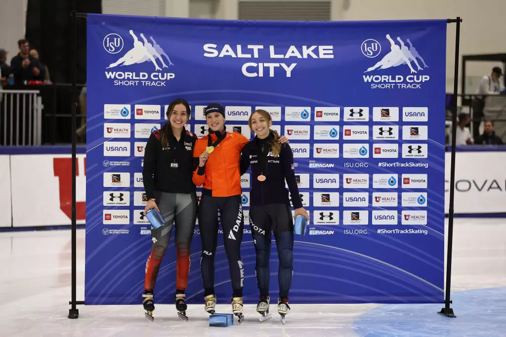 Courtney Sarault ISU World Cup Short Track   Salt Lake City 2022  ISU 1439652655