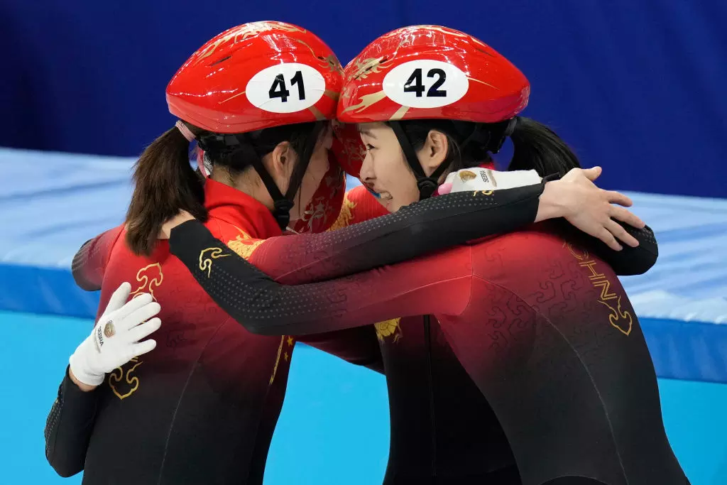 China Women Relay Team Olympic Winter Games 2022 Beijing (CHN) GettyImages 1238459443