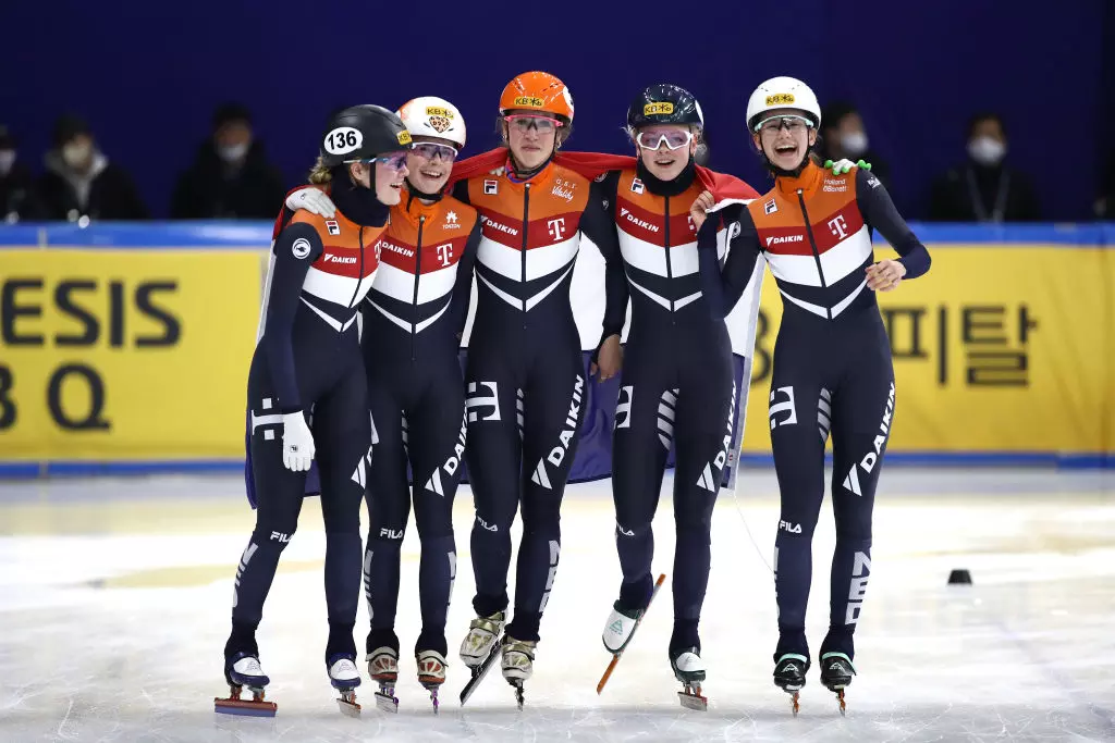 The Netherlands Women's 3000m Relay team