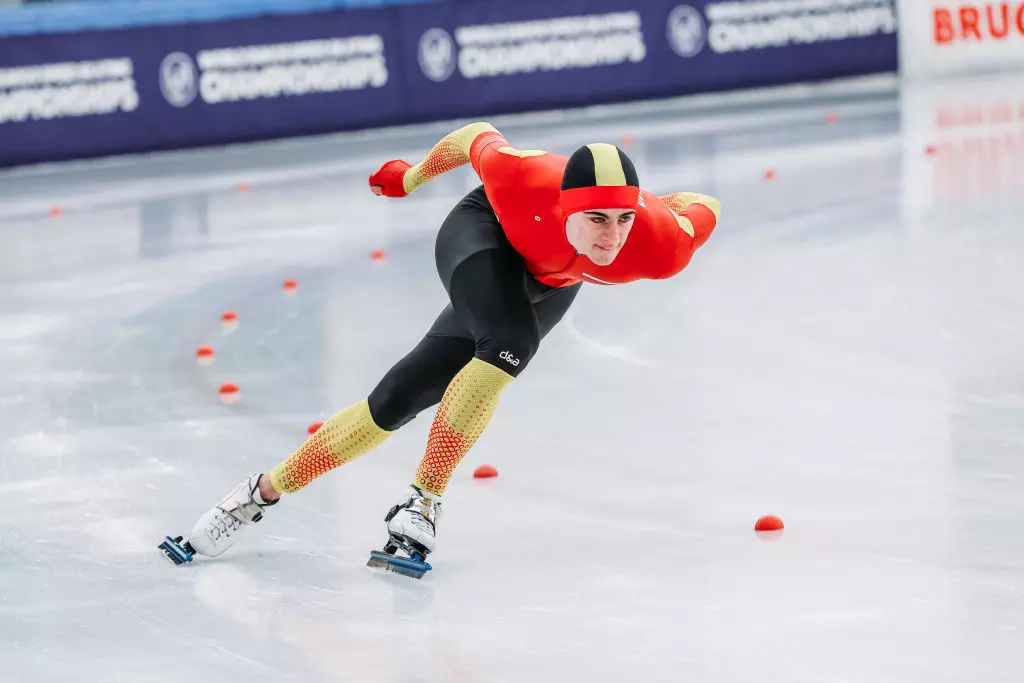 Nil Llop (ESP) ISU World Junior Speed Skating Championships at Olympiaworld Innsbruck (AUT) GettyImages 1367498852 (1)
