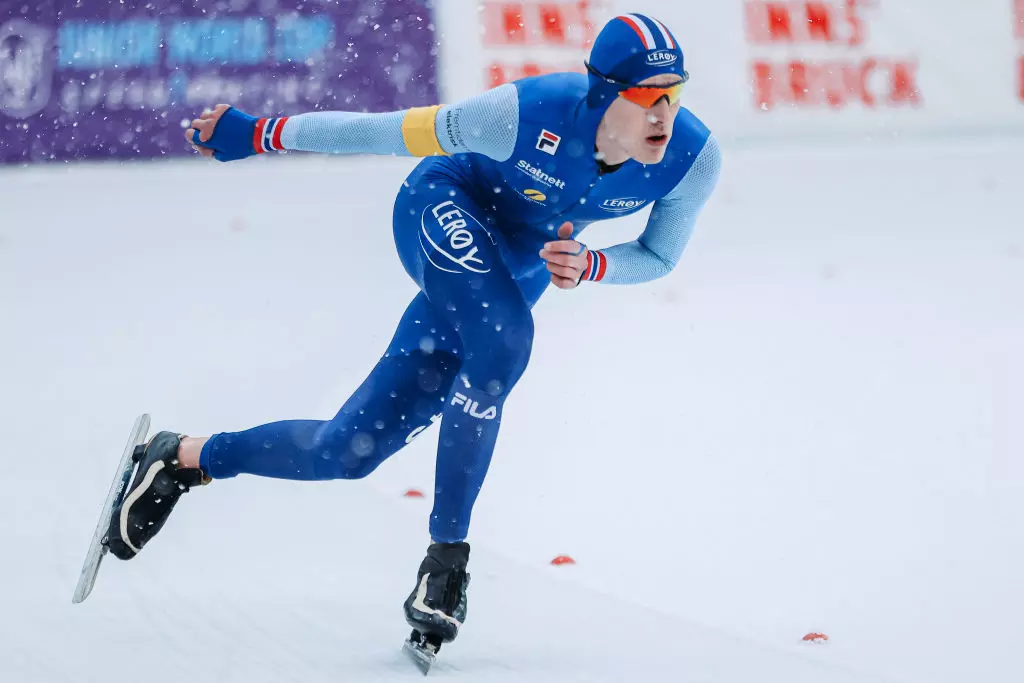 Sigurd Henriksen (NOR)  ISU Junior World Cup Speed Skating at Tivoli Stadium 2022 in Innsbruck (AUT) ISU 1366254227