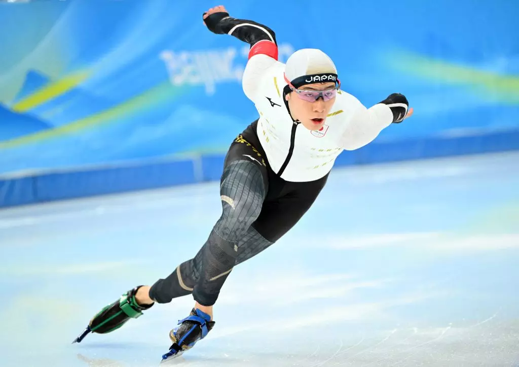 Wataru Morishige Speed Skating Beijing 2022 OWG ©AFP 238398912
