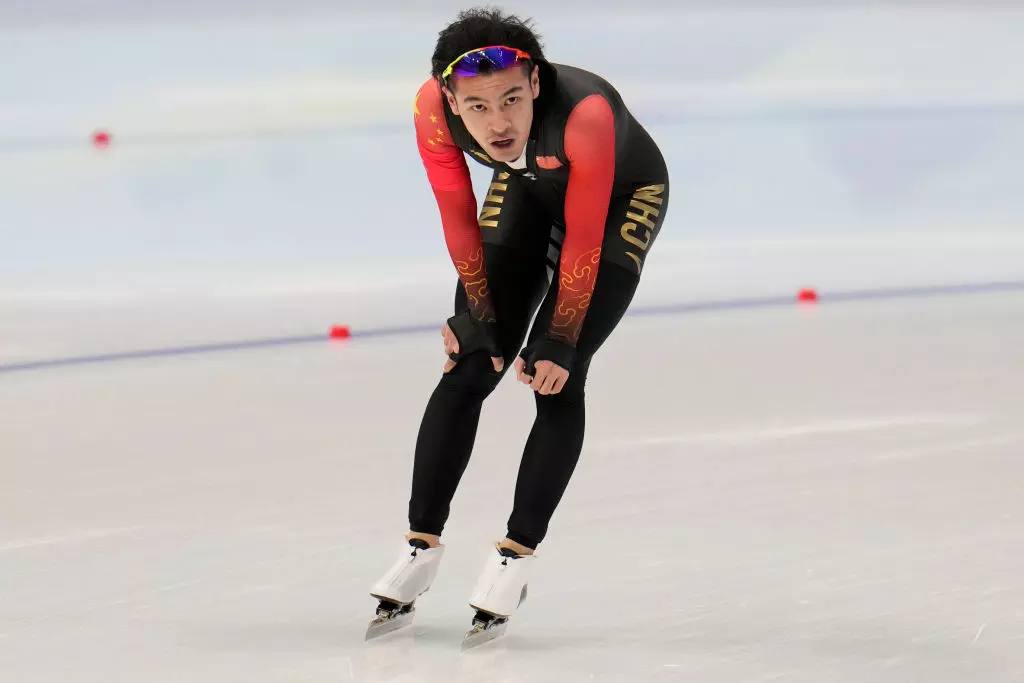 Zhongyan Ning Speed Skating 1500m Beijing 2022 OWG Day 4©Getty Images 1238296245