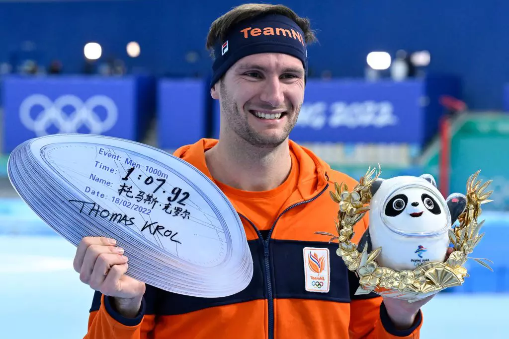 Thomas Krol (NED) Beijing 2022 Olympics Winter Games at the National Speed Skating Beijing (CHN) @GettyImages 1238582940