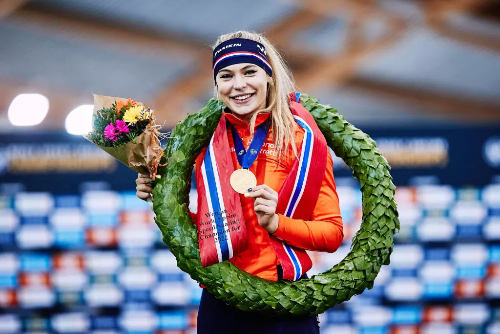 Jutta Leerdam (NED) World Speed Skating Championships 2022 Hamar (NOR) GettyImages 1379375709