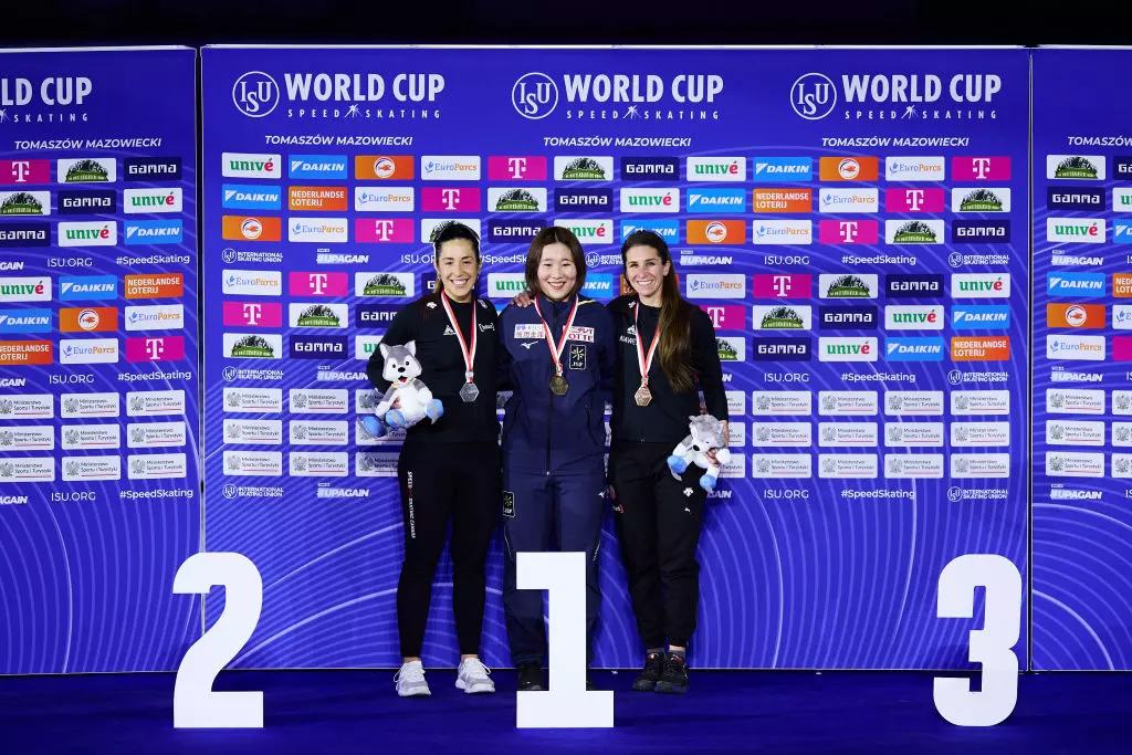 Tomaszow SS World Cup 2 Womens Mass Start podium