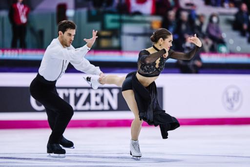 Laurence Fournier Beaudry and Nikolaj Soerensen (CAN)  Ice Dance Free Dance during the ISU Grand Prix of Figure Skating 1448189449